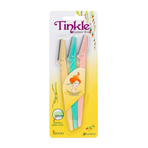 Tinkle 3 PCS Eyebrow or Face Hair Removal Razor